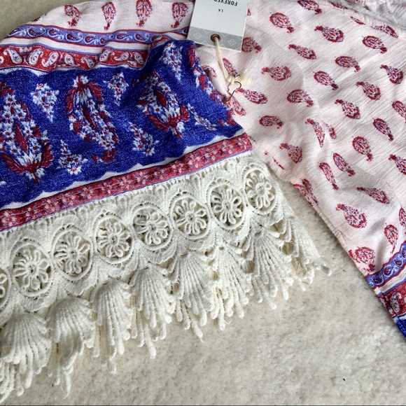 Off the Shoulder Boho Top - Picture 2 of 4